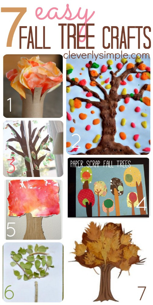 Best ideas about Simple Fall Crafts For Kids
. Save or Pin Easy Fall Tree Crafts for Kids Cleverly Simple Now.