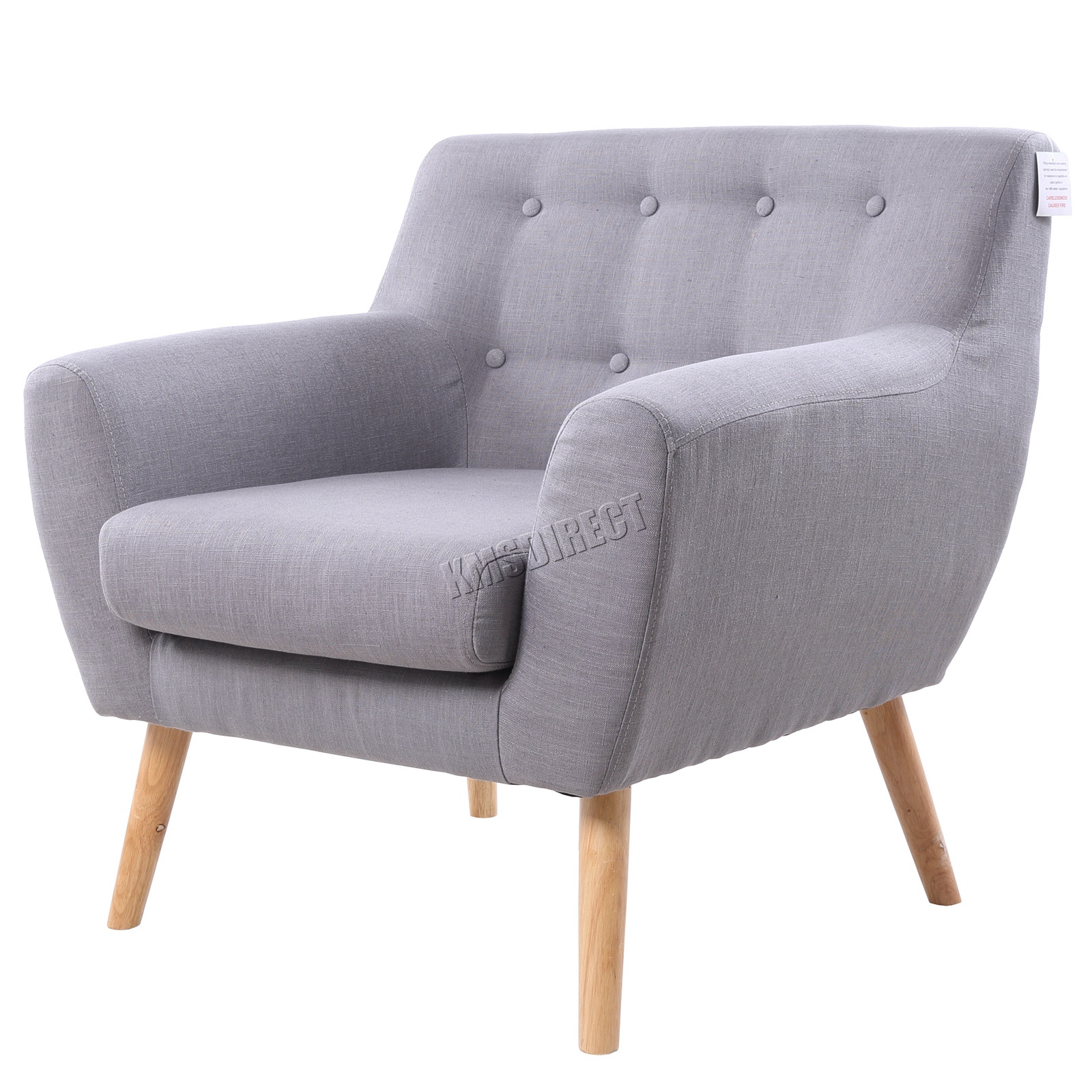 Best ideas about Single Sofa Chair
. Save or Pin FoxHunter Linen Fabric 1 Single Seat Sofa Tub Arm chair Now.