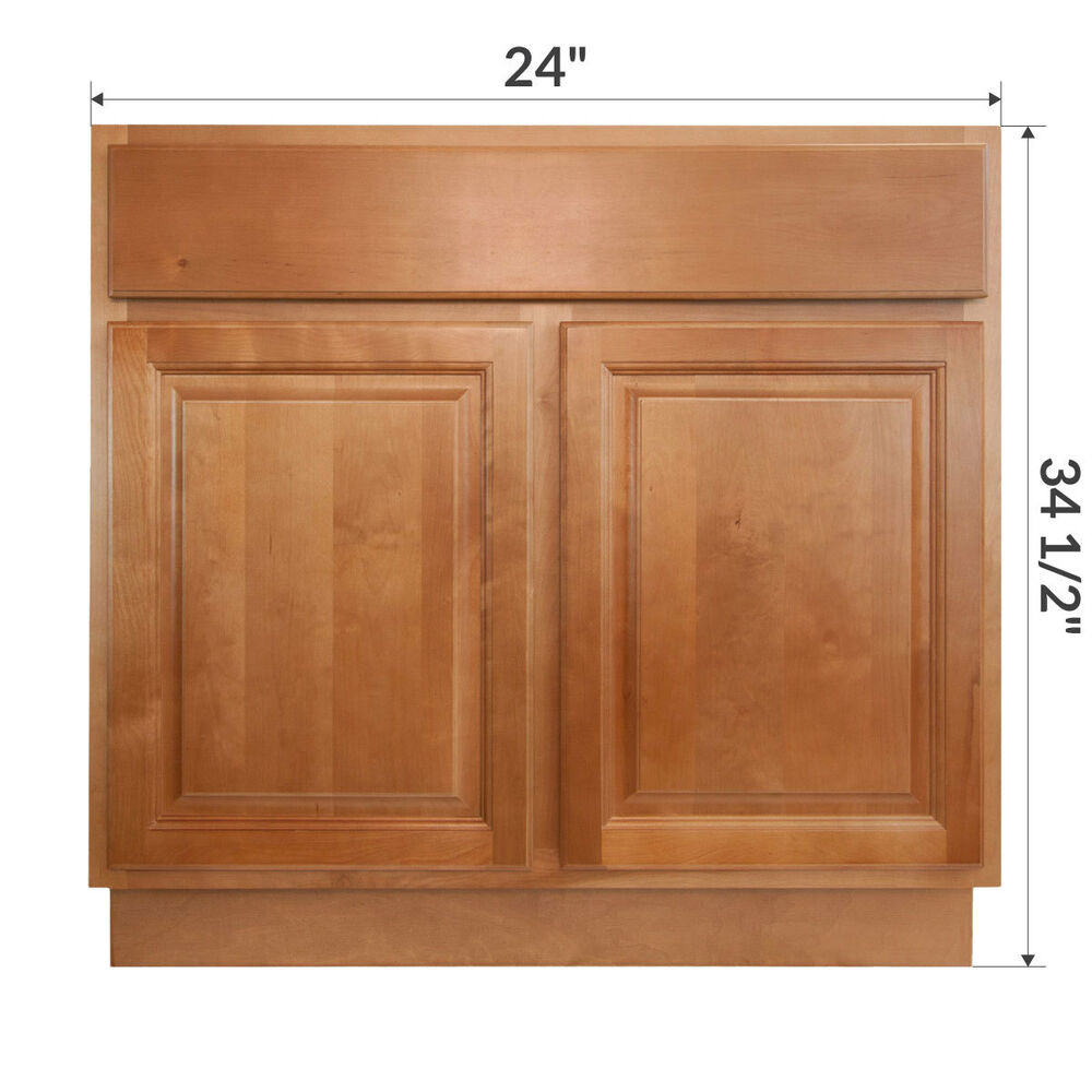 Best ideas about Sink Base Cabinet
. Save or Pin Bathroom Vanity Sink Base Cabinet 24" Maple Richmond by Now.