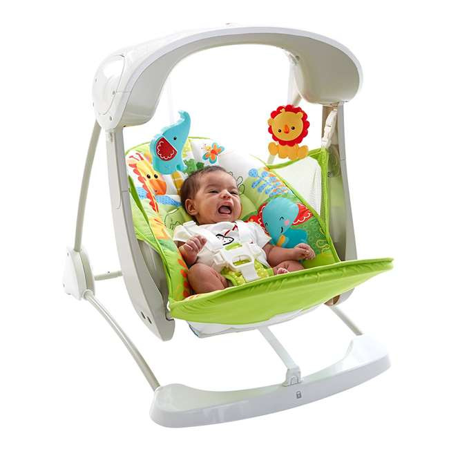 Best ideas about Sit Up Baby Swing
. Save or Pin Fisher Price Rainforest Friends Take Along Swing & Seat Now.