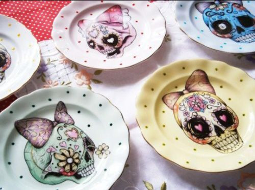 Best ideas about Skull Kitchen Decor
. Save or Pin sugar skulls plates Kitchen decor Pinterest Now.