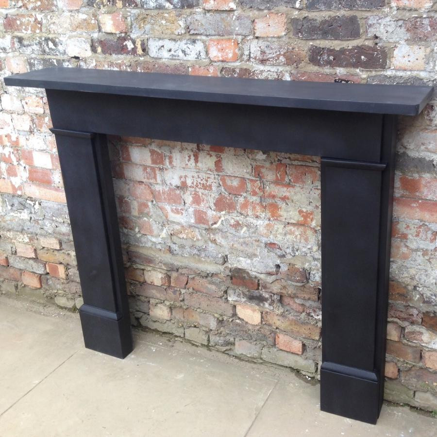 Best ideas about Slate Fireplace Surround
. Save or Pin Reclaimed Black Slate Fireplace Surround Decorative Now.