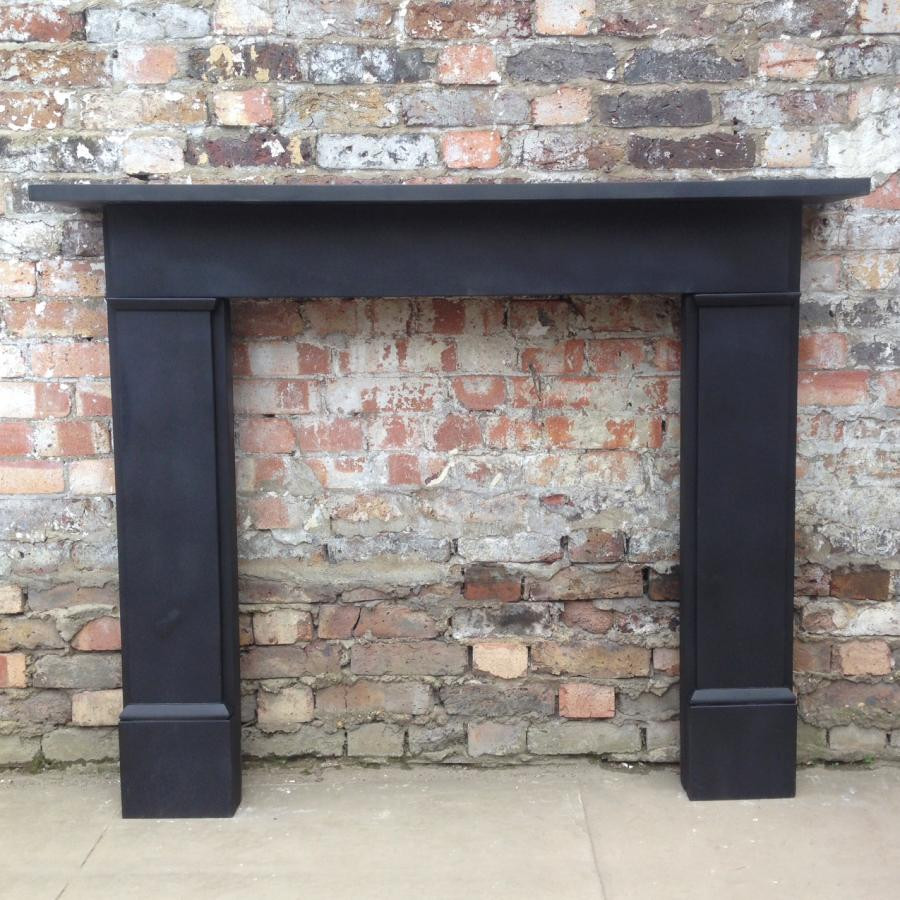 Best ideas about Slate Fireplace Surround
. Save or Pin Reclaimed Black Slate Fireplace Surround Decorative Now.