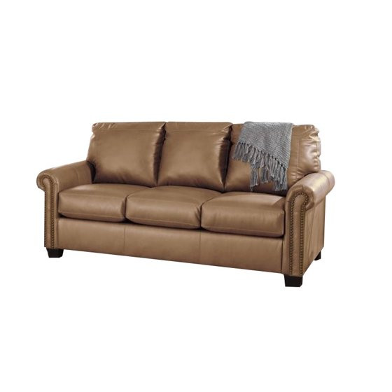 Best ideas about Sleeper Sofa Walmart
. Save or Pin Ashley Lottie Leather Full Sleeper Sofa in Chocolate Now.
