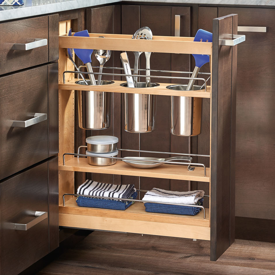 Best ideas about Slide Cabinet Organizer
. Save or Pin 5" Pull Out Cabinet Utensil Organizer Now.