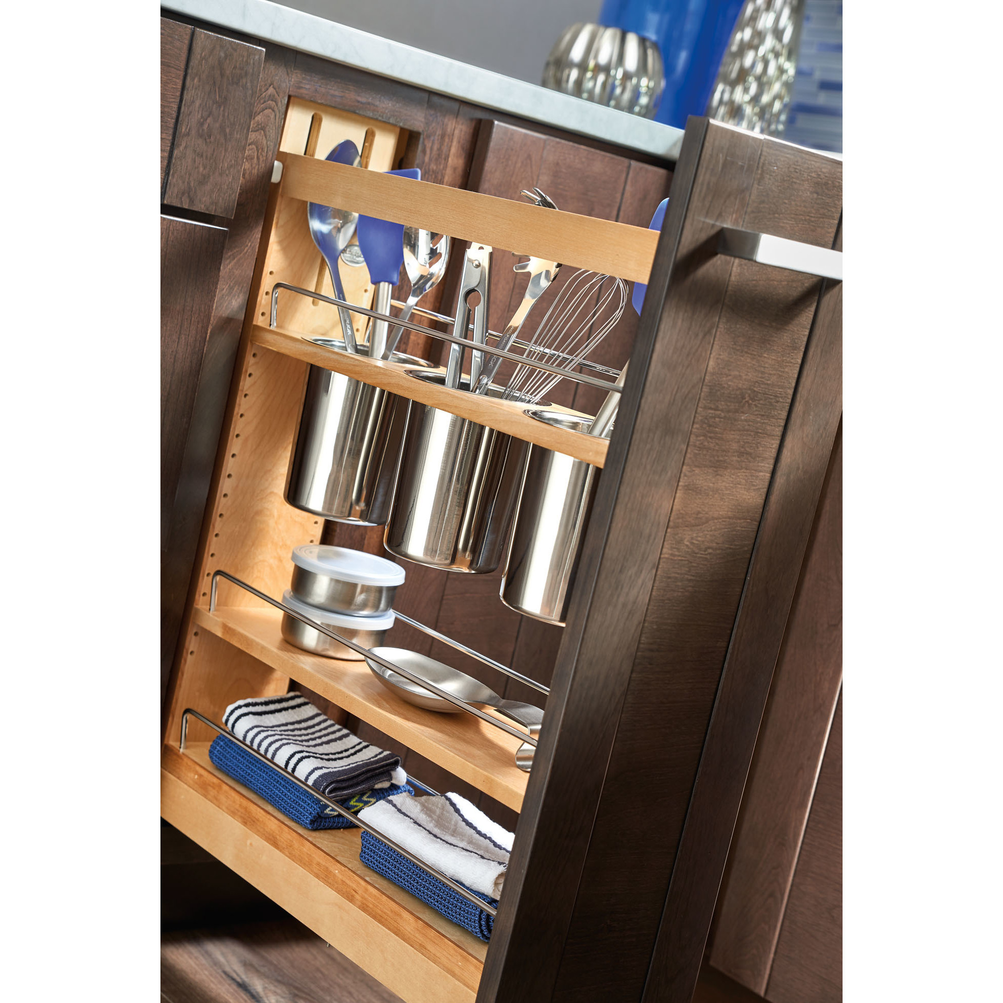 Best ideas about Slide Cabinet Organizer
. Save or Pin Rev A Shelf 5" Pull Out Cabinet Utensil Organizer Now.