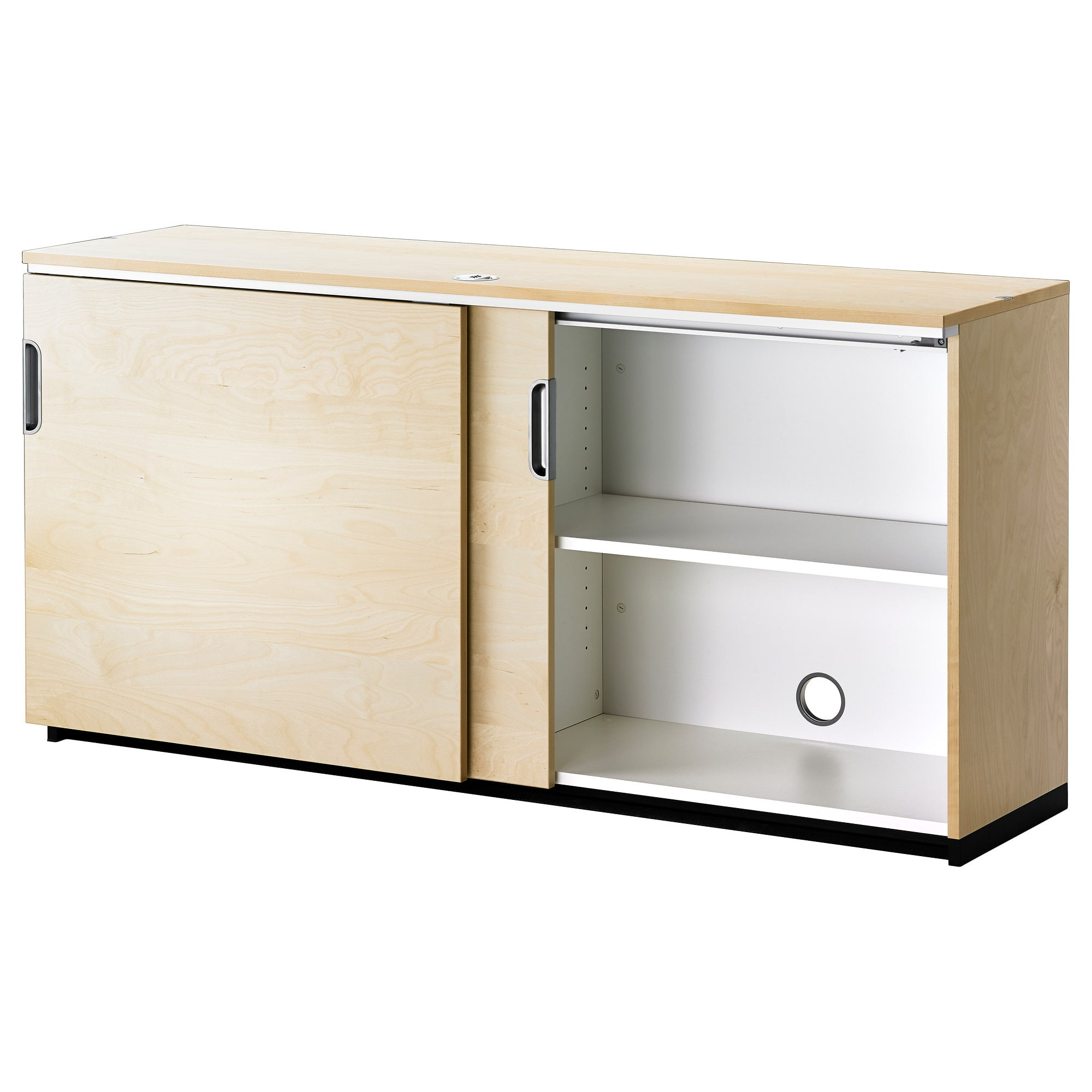 Best ideas about Sliding Doors Storage Cabinet
. Save or Pin GALANT Cabinet with sliding doors Birch veneer 160 x 80 cm Now.