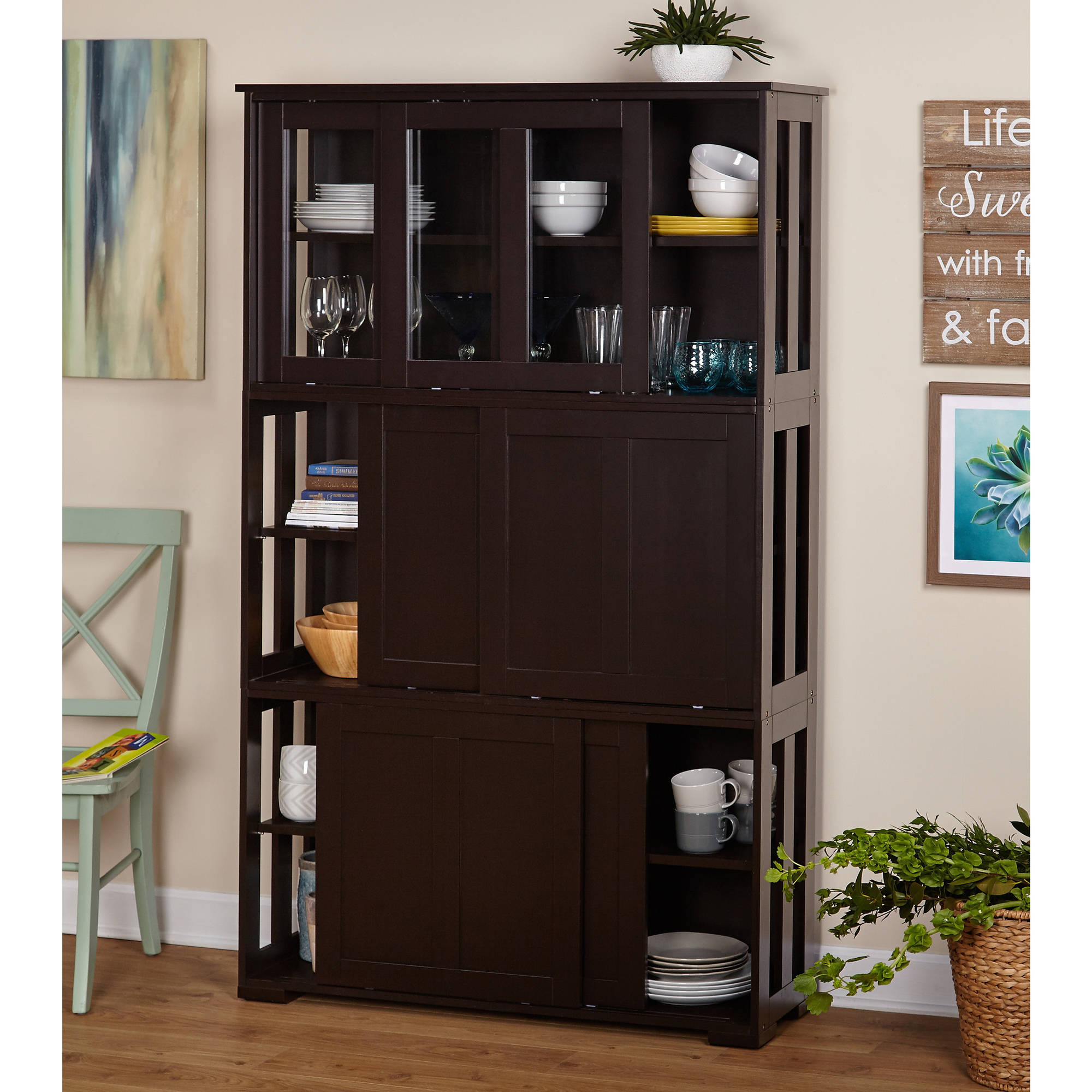 Best ideas about Sliding Doors Storage Cabinet
. Save or Pin Sliding Tempered Glass Doors Stackable Storage Cabinet Now.