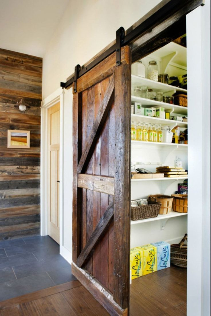 Best ideas about Sliding Pantry Doors
. Save or Pin Look A Sliding Barn Door to the Pantry — Kitchen Inspiration Now.