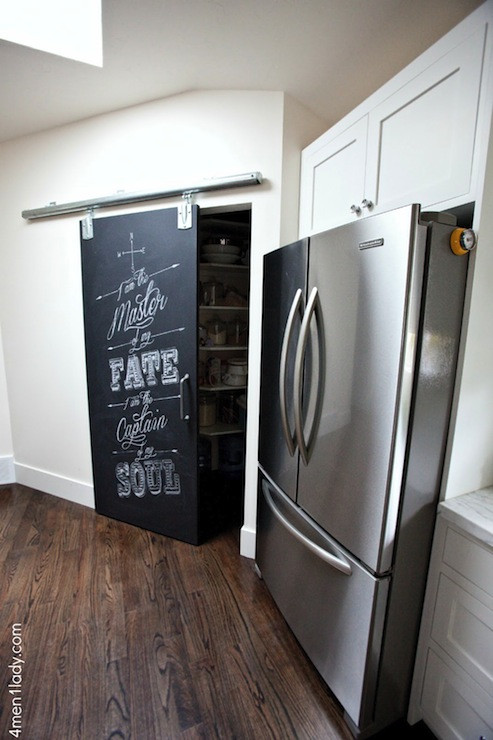 Best ideas about Sliding Pantry Doors
. Save or Pin Kitchen pantry with Sliding Barn Door Traditional Now.