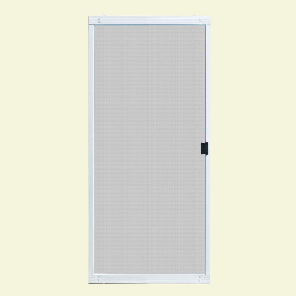 Best ideas about Sliding Patio Screen Door
. Save or Pin Unique Home Designs 36 in x 80 in Standard White Metal Now.