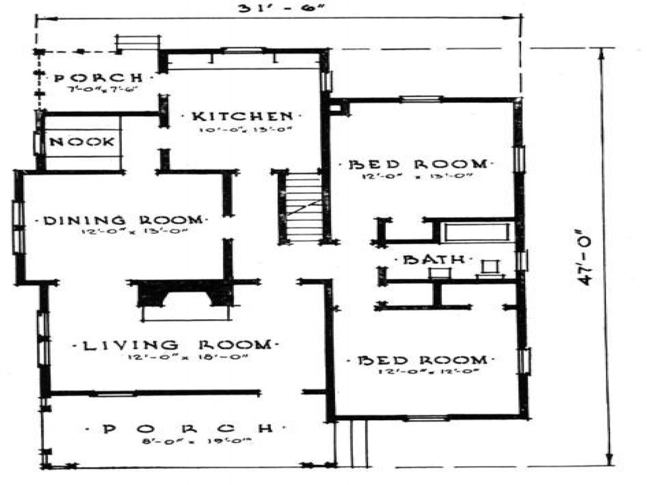 Best ideas about Small 2 Bedroom House Plans
. Save or Pin Small Two Bedroom House Plans Small Home Plan House Design Now.