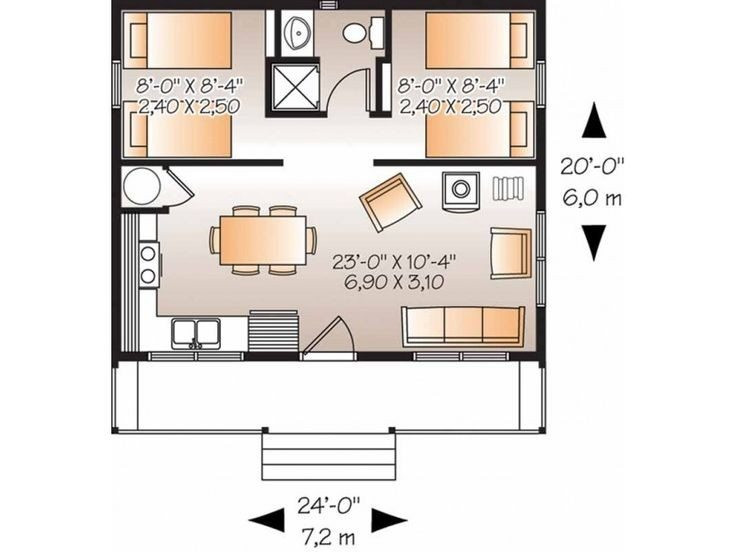 Best ideas about Small 2 Bedroom House Plans
. Save or Pin Small 2 Bedroom House Plans and Designs Luxury Small 2 Now.