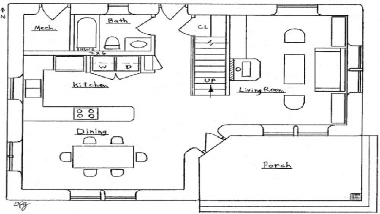 Best ideas about Small 2 Bedroom House Plans
. Save or Pin 2 Bedroom House Simple Plan Small Two Bedroom House Floor Now.