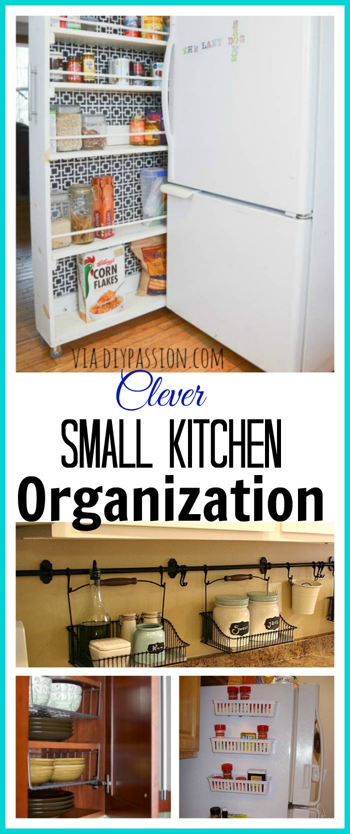 Best ideas about Small Apartment Kitchen Storage Ideas
. Save or Pin 10 Ideas For Organizing a Small Kitchen A Cultivated Nest Now.
