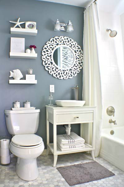 Best ideas about Small Bathroom Color Ideas
. Save or Pin 40 Stylish Small Bathroom Design Ideas Decoholic Now.