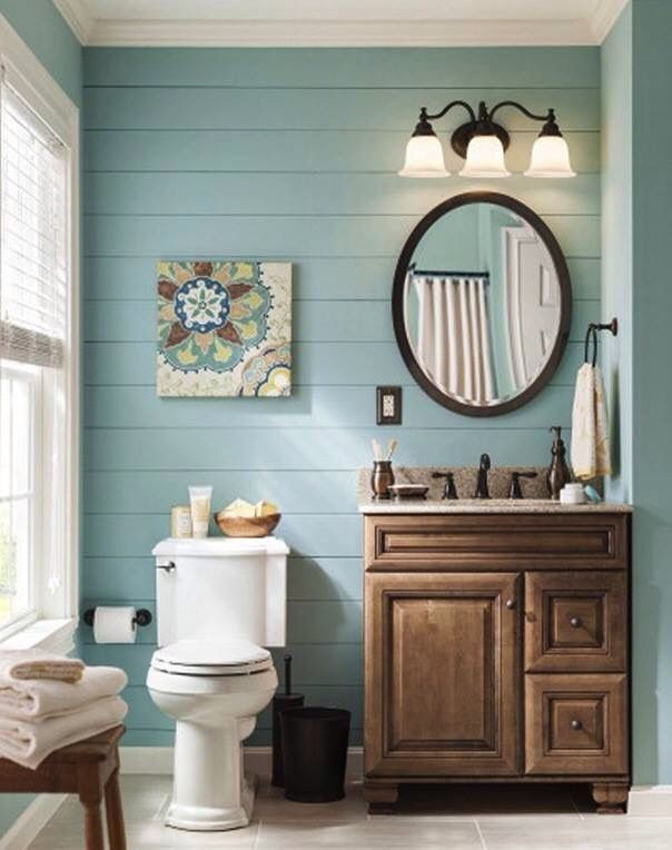 Best ideas about Small Bathroom Color Ideas
. Save or Pin Bathrooms I love earthtones rustic simple Now.