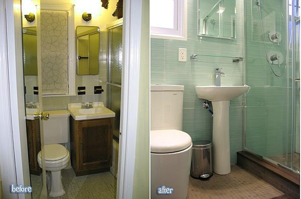 Best ideas about Small Bathroom Remodels Before And After
. Save or Pin Alejandra Creatini Amazing Before and After Bathroom Now.