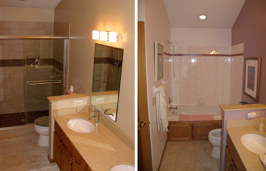 Best ideas about Small Bathroom Remodels Before And After
. Save or Pin Small Bathroom Renovations Before And After small Now.