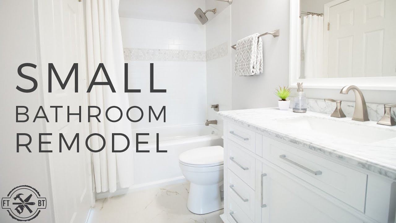 Best ideas about Small Bathroom Renovation
. Save or Pin DIY Small Bathroom Remodel Now.