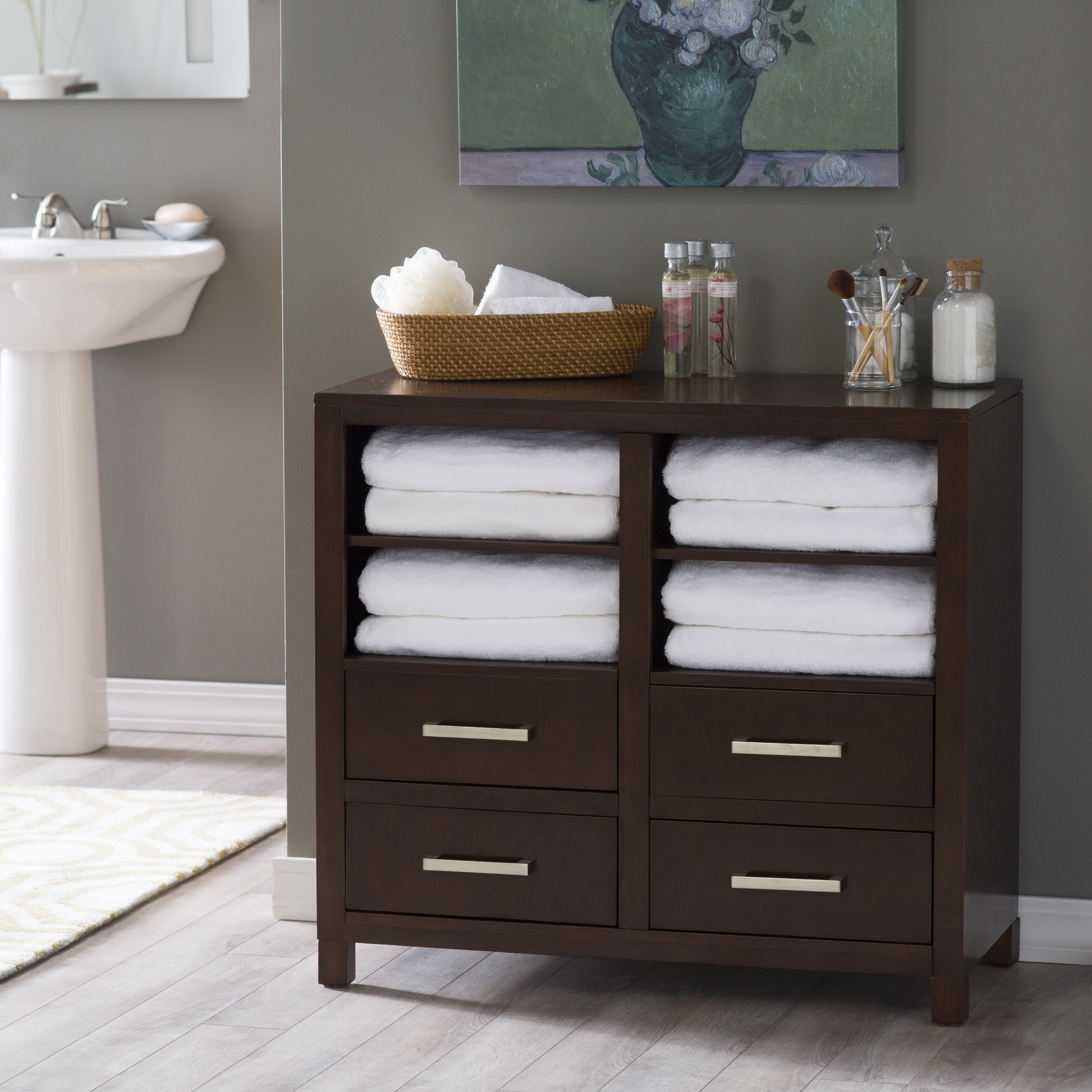 Best ideas about Small Bathroom Storage Cabinet
. Save or Pin Bathroom Appealing Bathroom Storage Design With Small Now.