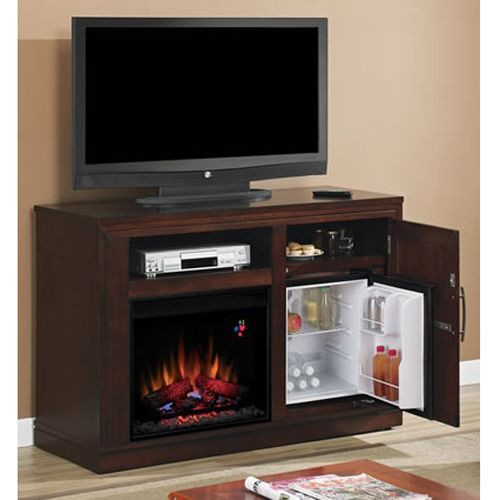 Best ideas about Small Fireplace Tv Stand
. Save or Pin Aarons Twin Star Console Fireplace with Built In Mini Now.
