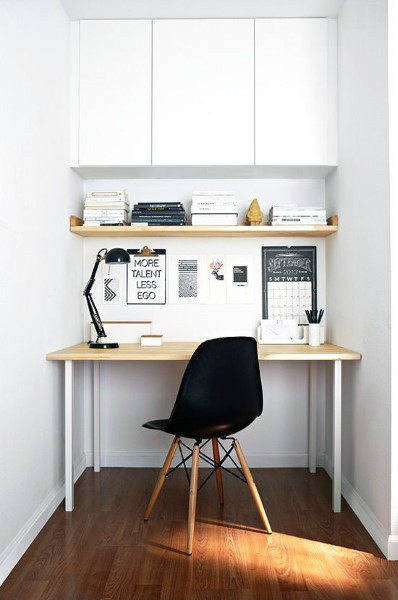 Best ideas about Small Home Office
. Save or Pin 75 Small Home fice Ideas For Men Masculine Interior Now.