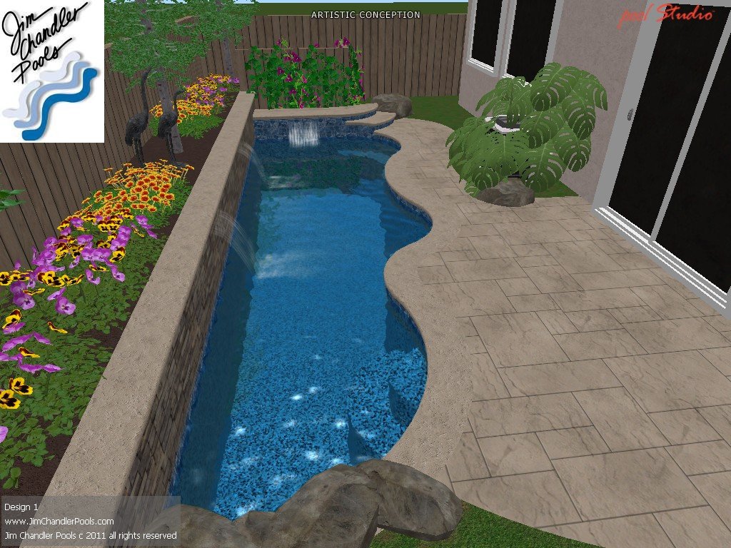 Best ideas about Small Inground Pool Designs
. Save or Pin Swimming Pool Design Big Ideas for small yards Now.