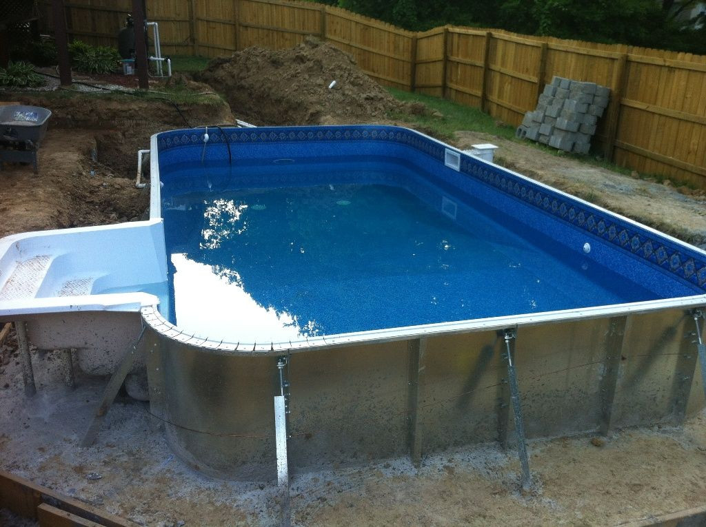 Best ideas about Small Inground Pool Kit
. Save or Pin Exterior Cool Fiberglass Pool Kits Fiberglass Pool Shell Now.