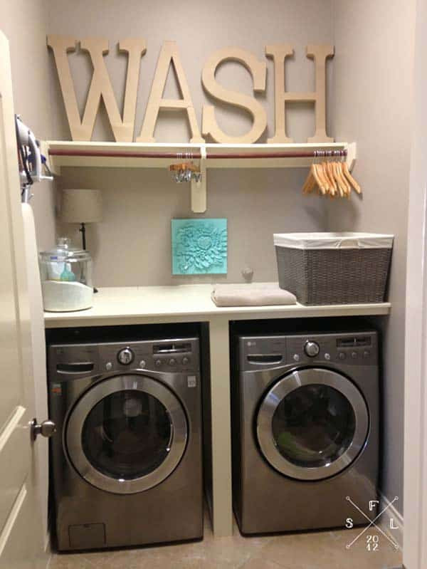 Best ideas about Small Laundry Room Ideas
. Save or Pin 60 Amazingly inspiring small laundry room design ideas Now.