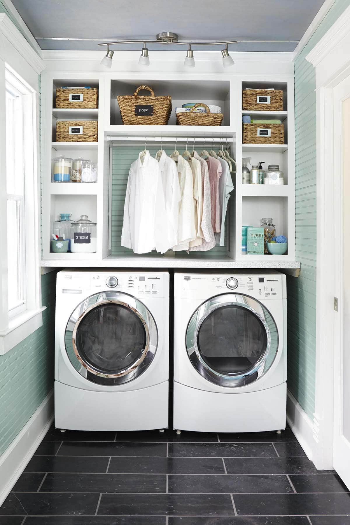 Best ideas about Small Laundry Room Storage Ideas
. Save or Pin 28 Best Small Laundry Room Design Ideas for 2019 Now.