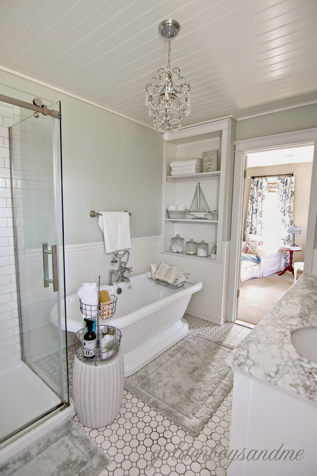 Best ideas about Small Master Bathroom
. Save or Pin Golden Boys and Me Revisiting the Master Bathroom & Our 2 Now.