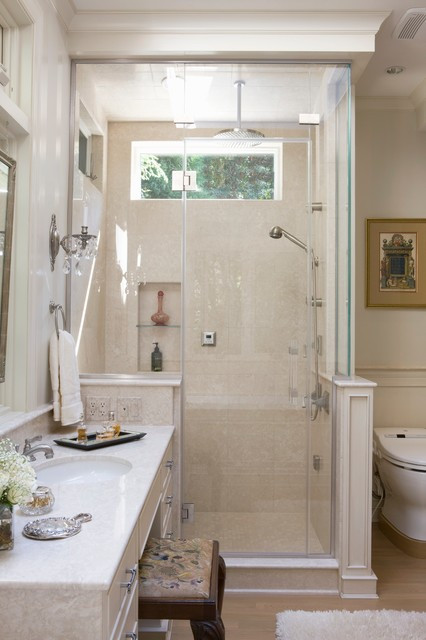 Best ideas about Small Master Bathroom
. Save or Pin Small Master Bath in Chevy Chase Traditional Bathroom Now.