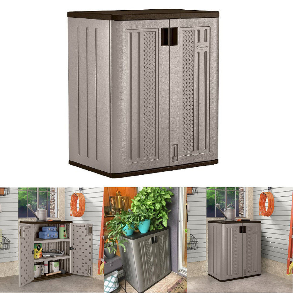 Best ideas about Small Outdoor Storage Cabinet
. Save or Pin Small Outdoor Storage Cabinets Suncast Lawn Yard Patio Now.