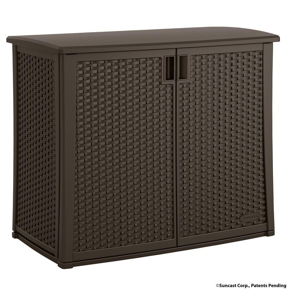 Best ideas about Small Outdoor Storage Cabinet
. Save or Pin Suncast 42 25 in x 23 in Outdoor Patio Cabinet BMOC4100 Now.