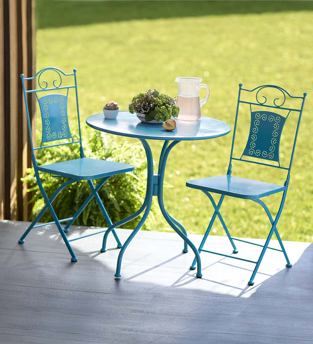 Best ideas about Small Patio Table And Chairs
. Save or Pin Cute Little Outdoor Table And Chairs Nice Teal Color Great Now.