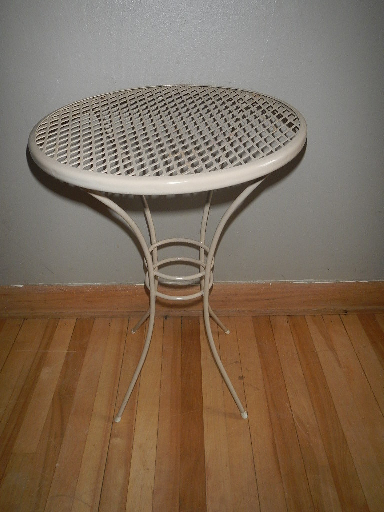 Best ideas about Small Patio Table
. Save or Pin Vintage Small Round Metal Patio Table Side End by Now.