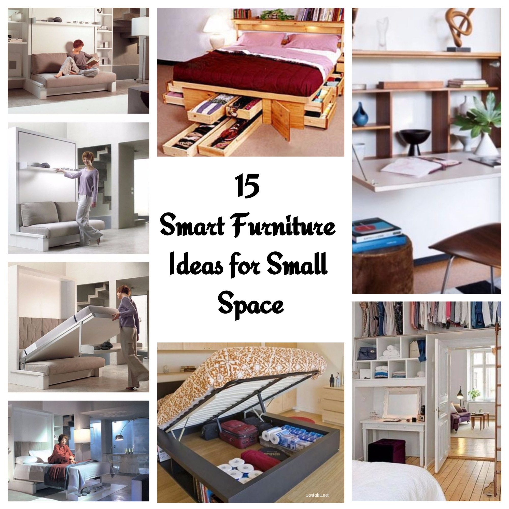 Best ideas about Small Space Furniture Ideas
. Save or Pin 15 Smart Furniture Ideas for Small Space Wartaku Now.