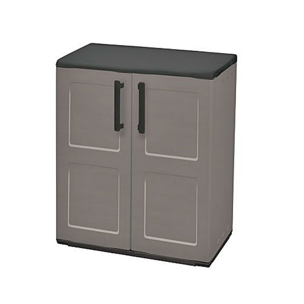 Best ideas about Small Storage Cabinets With Doors
. Save or Pin Shire Grey 2 Door Plastic Small Storage Cabinet 205 Litres Now.