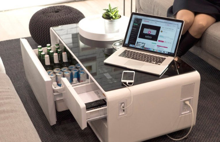 Best ideas about Smart Coffee Table
. Save or Pin Sobro Is A Smart Coffee Table With A Built In Fridge Now.