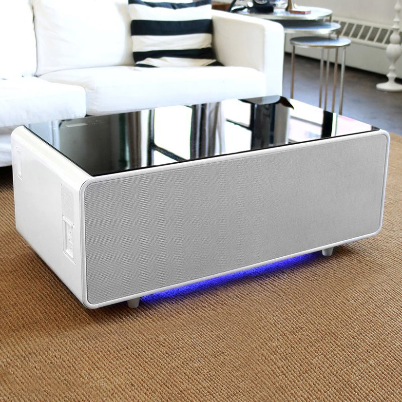 Best ideas about Smart Coffee Table
. Save or Pin Sobro Smart Coffee Table w Fridge Speakers LED Lights Now.