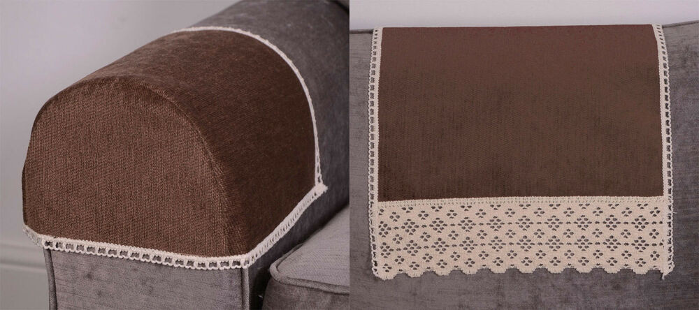 Best ideas about Sofa Arm Covers
. Save or Pin CHENILLE MOCHA Brown Arm Caps and Chair Backs sofa Now.