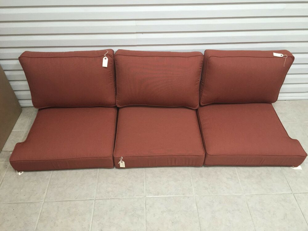 Best ideas about Sofa Cushions Replacement
. Save or Pin 6 pc Frontgate Cassara Teak Sofa Replacement Cushions Now.
