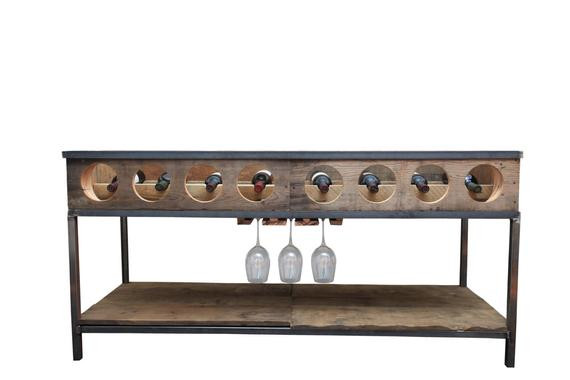 Best ideas about Sofa Table With Wine Rack
. Save or Pin Wine rack Console Table by MichaelGrahamDesigns on Etsy Now.