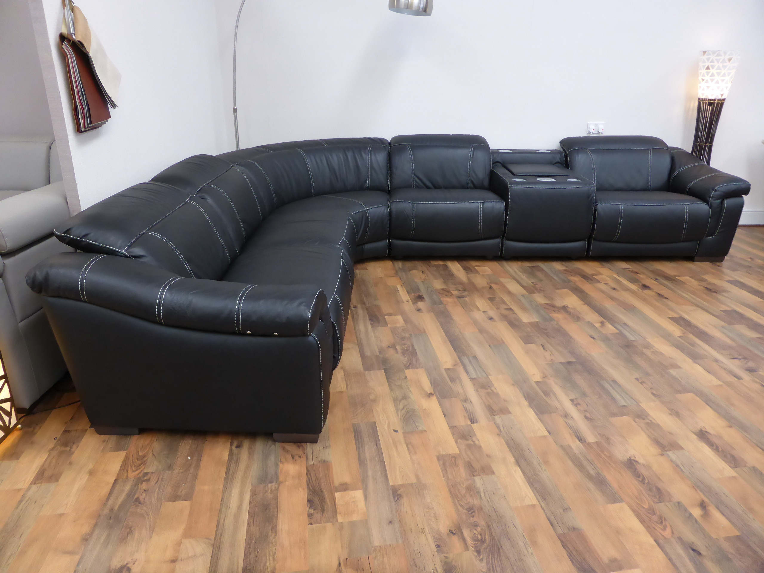 Best ideas about Sofa With Cup Holders
. Save or Pin Leather Corner Sofa With Drink Holder Sofa The Honoroak Now.