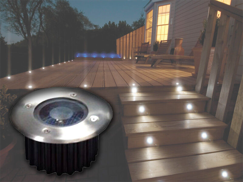 Best ideas about Solar Deck Lights
. Save or Pin 2 6 10 BRIGHT WHITE LED SOLAR POWERED GARDEN DECKING DECK Now.