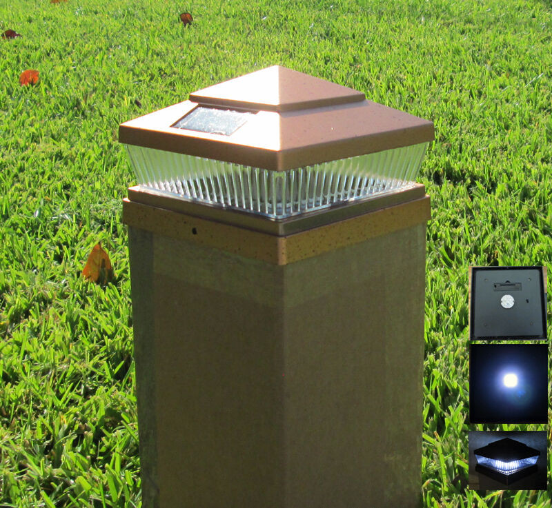 Best ideas about Solar Fence Post Lights
. Save or Pin 12 Pack Garden Solar COPPER Cap LED Lights For 6x6 PVC Now.