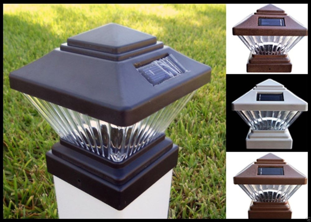 Best ideas about Solar Fence Post Lights
. Save or Pin 4 Pack Solar 4 x 4 Square LED PVC Vinyl Fence Post Cap Now.