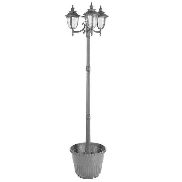 Best ideas about Solar Lamp Post With Planter
. Save or Pin Shop Hannah Three head Solar Lamp Post and Planter Free Now.
