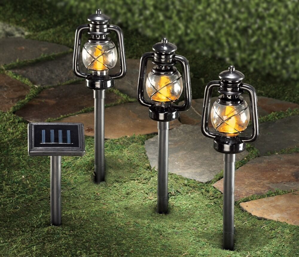 Best ideas about Solar Path Lights
. Save or Pin Set 3 Solar Power Lantern Path Light Garden Stake Pathway Now.